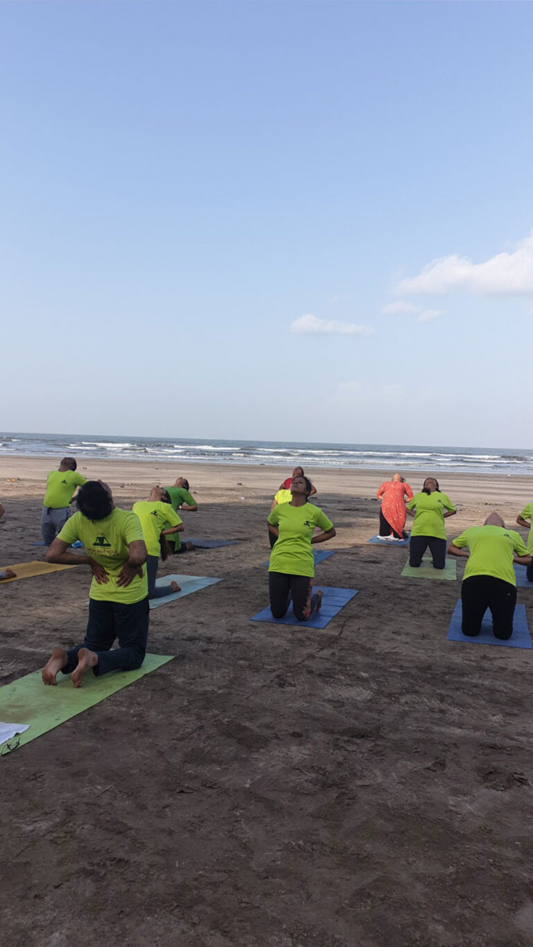 NAYI students practising yoga